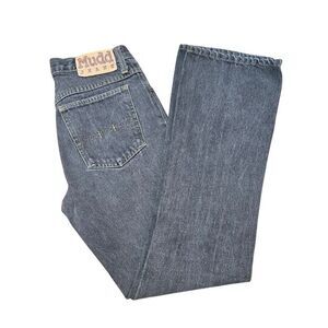 Mudd Vintage Y2K Gray Straight Leg Jeans Beat Generation Collection Juniors Sz 5